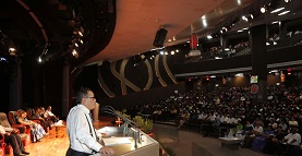 The Governor of Arunachal Pradesh Shri JP Rajkhowa  addressing in the inaugural function of International Symposium on Herbal Sweetener, Sweet Revolution-Stevia, a Boon to Diabetics organised by the Lovely Professional University, Phagwara, Punjab in collaboration with Industry Green Valley Stevia, Banga, in its University Campus on 21st April 2016